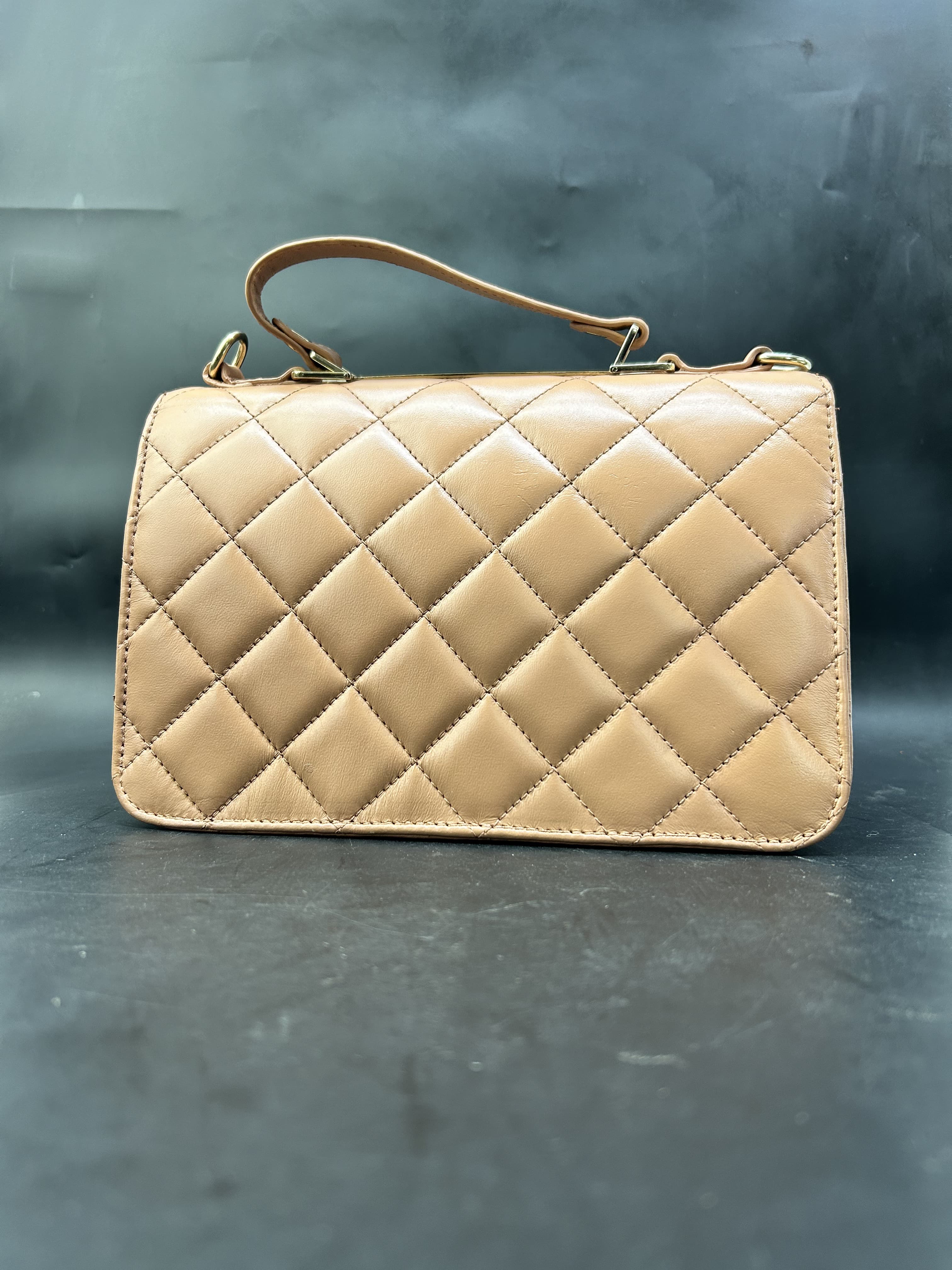 Leather bag after restoration